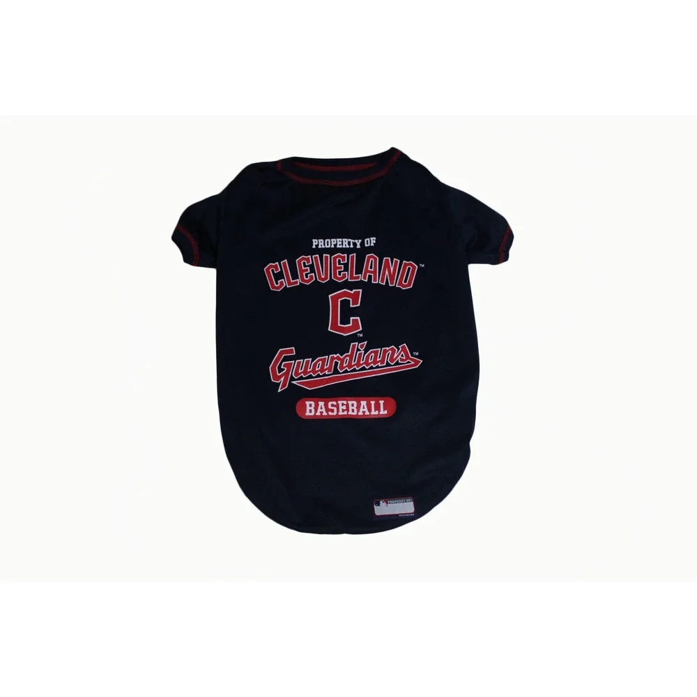 Cleveland Guardians MLB Pet‎ Tee Shirt Navy Blue Dog Jersey XL CLG-4014-XL